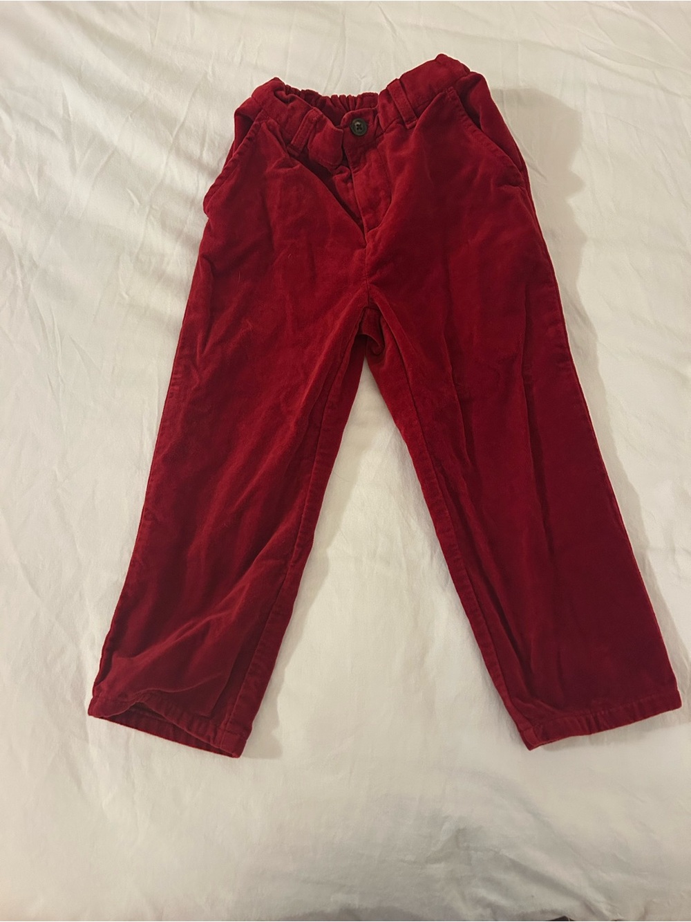 Gymboree Crimson Red Velvet Kids Pants